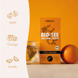 10x10 Beutel Sweet Tea - Süße Orange Pyramidenbeutel (BIO)